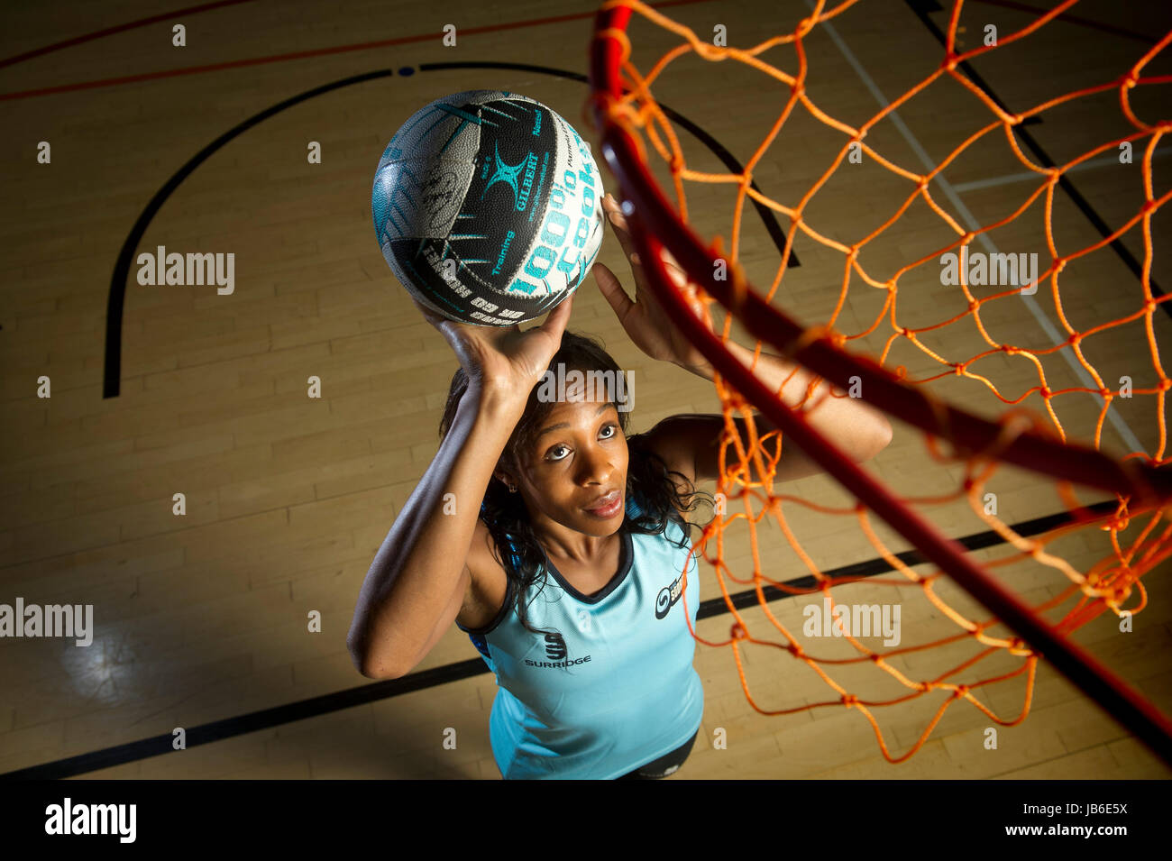 Pamela Asibie Cookey, English netball player Stock Photo