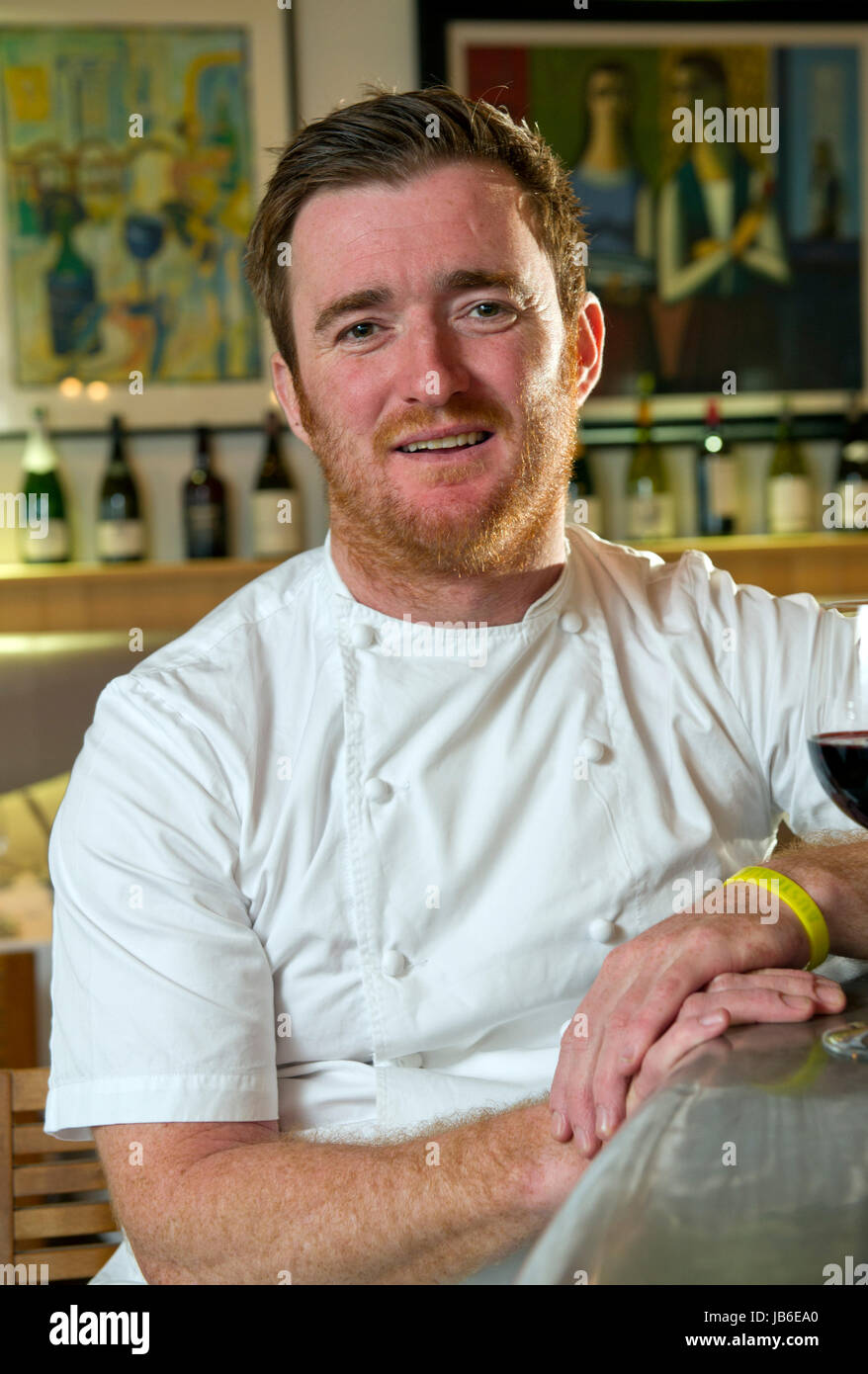 Chef Jack Stein, son of Rick Stein and who now runs the Seafood Restaurant  in Padstow, Cornwall, UK, Jack is also photographed in Padstow harbour  Stock Photo - Alamy