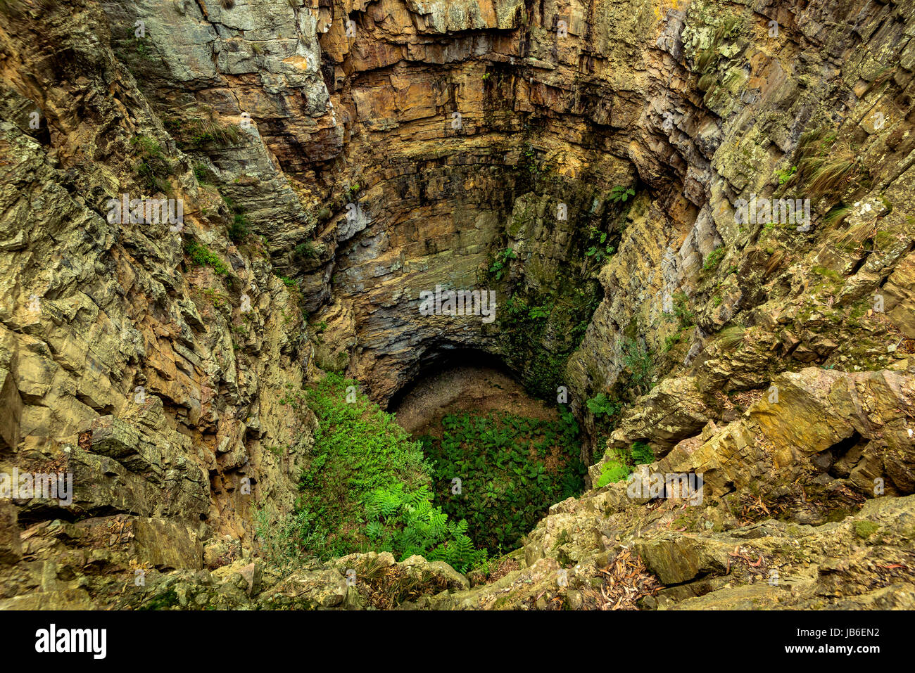 The Big Hole in Deua National Park, New South Wales Stock Photo