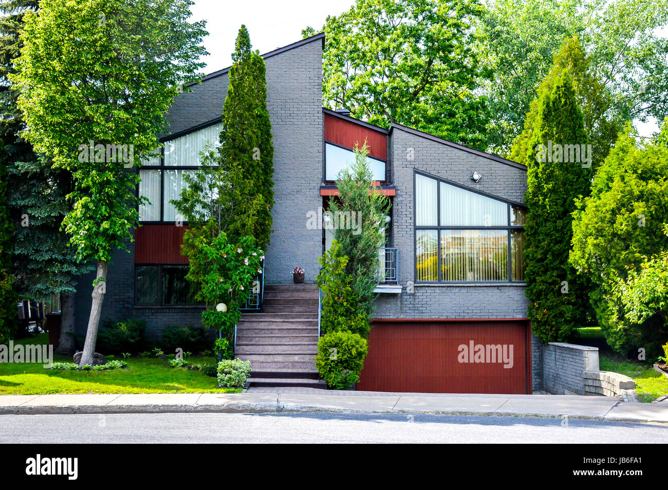Expensive homes in Montreal, Canada Stock Photo Alamy