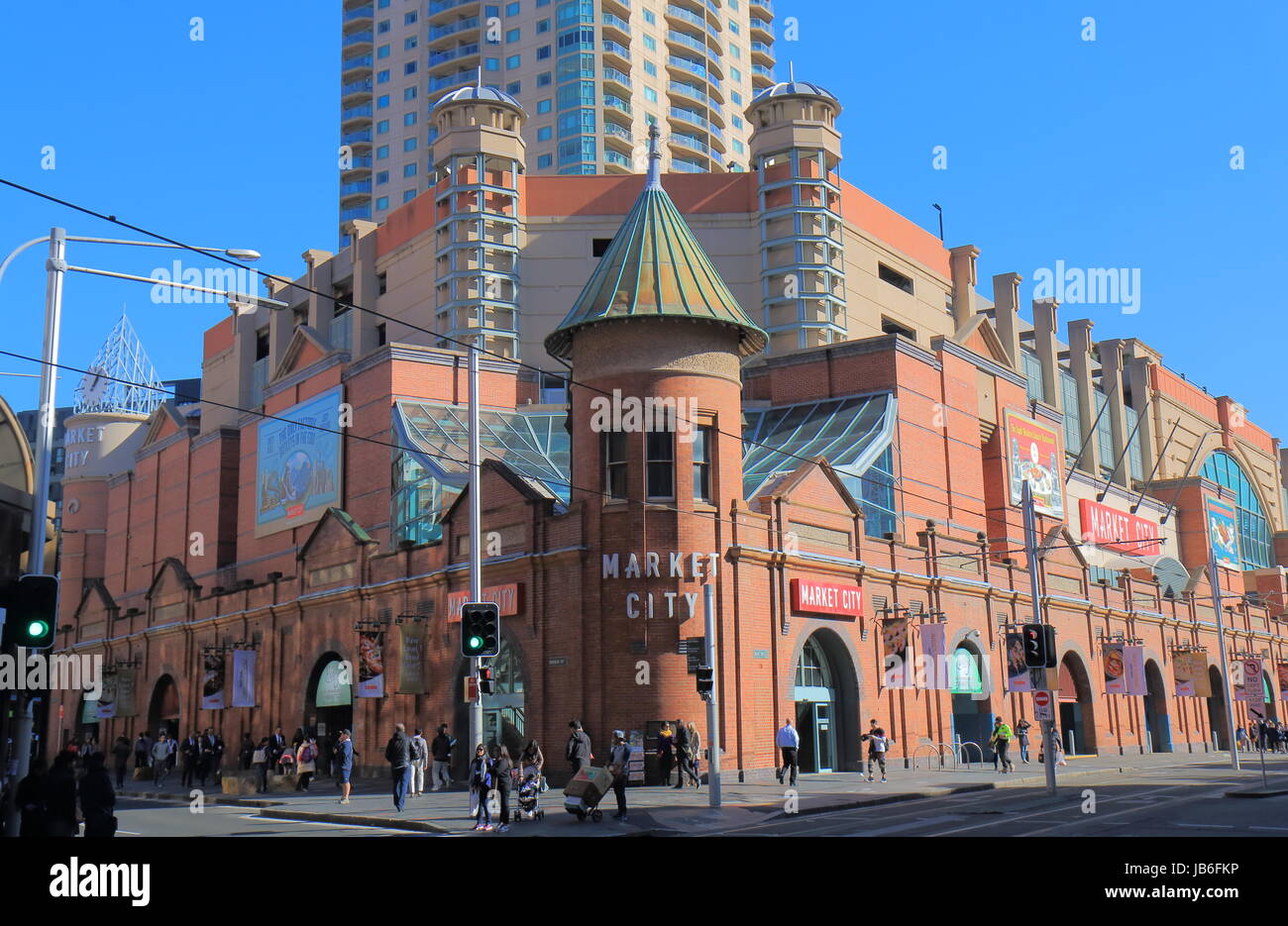 People visit Paddys market in Chinatown in Sydney Australia. Stock Photo