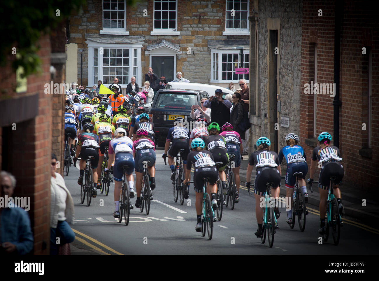 Shipston on Stour, UK. 9th Jun, 2017. 2017 OVO Women's Cycle Tour Stage