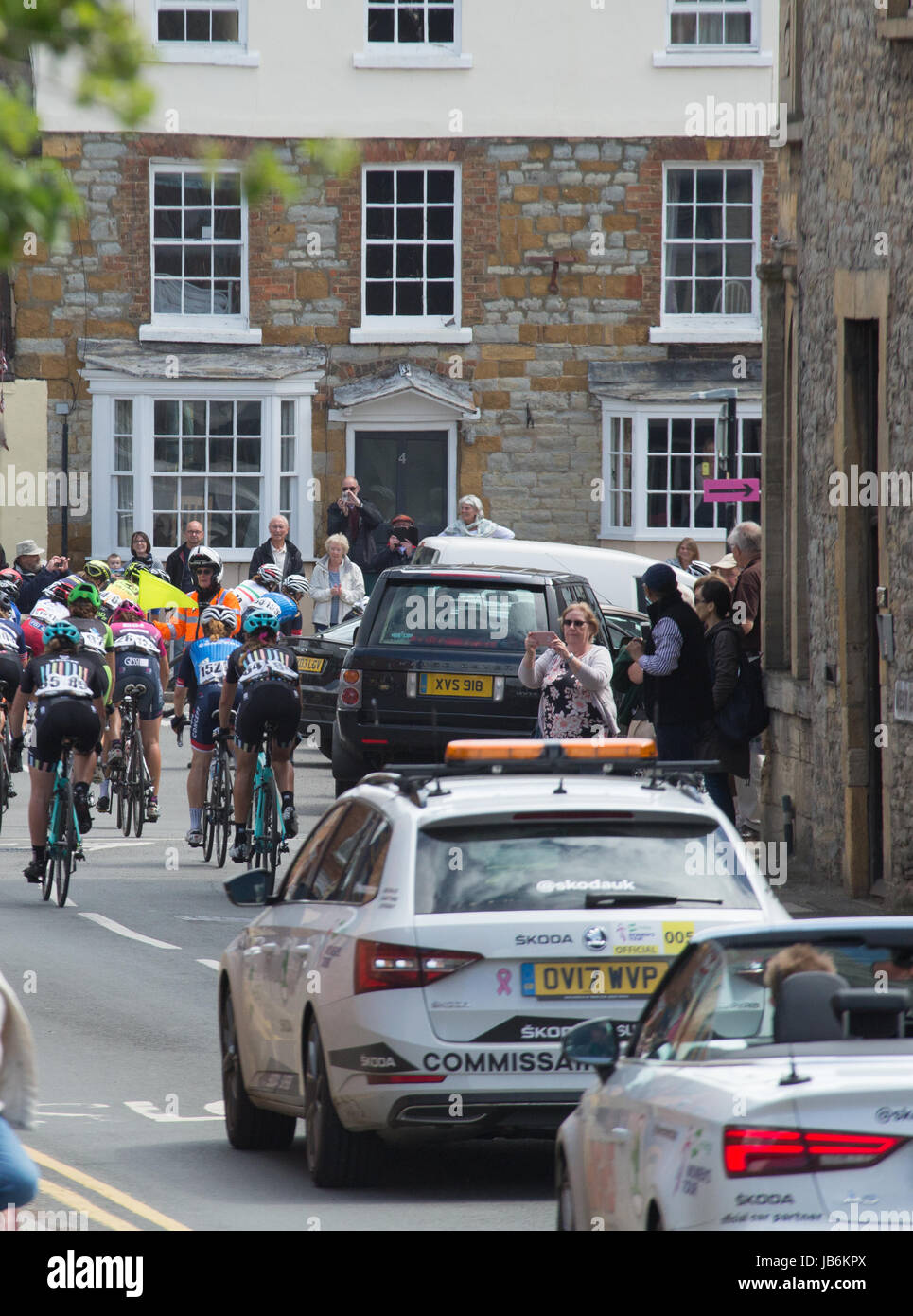 Shipston on Stour, UK. 9th Jun, 2017. 2017 OVO Women's Cycle Tour Stage
