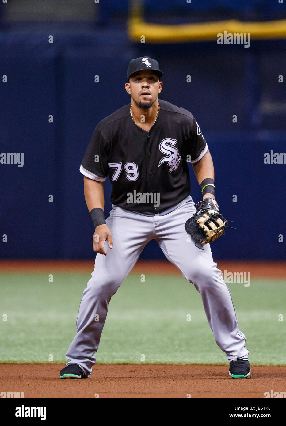 June 08, 2017 - Chicago White Sox first baseman Jose Abreu (79) in the game  between the White Sox and the Rays at Tropicana Field, St. Petersburg,  Florida, USA. Del Mecum/CSM Stock Photo - Alamy