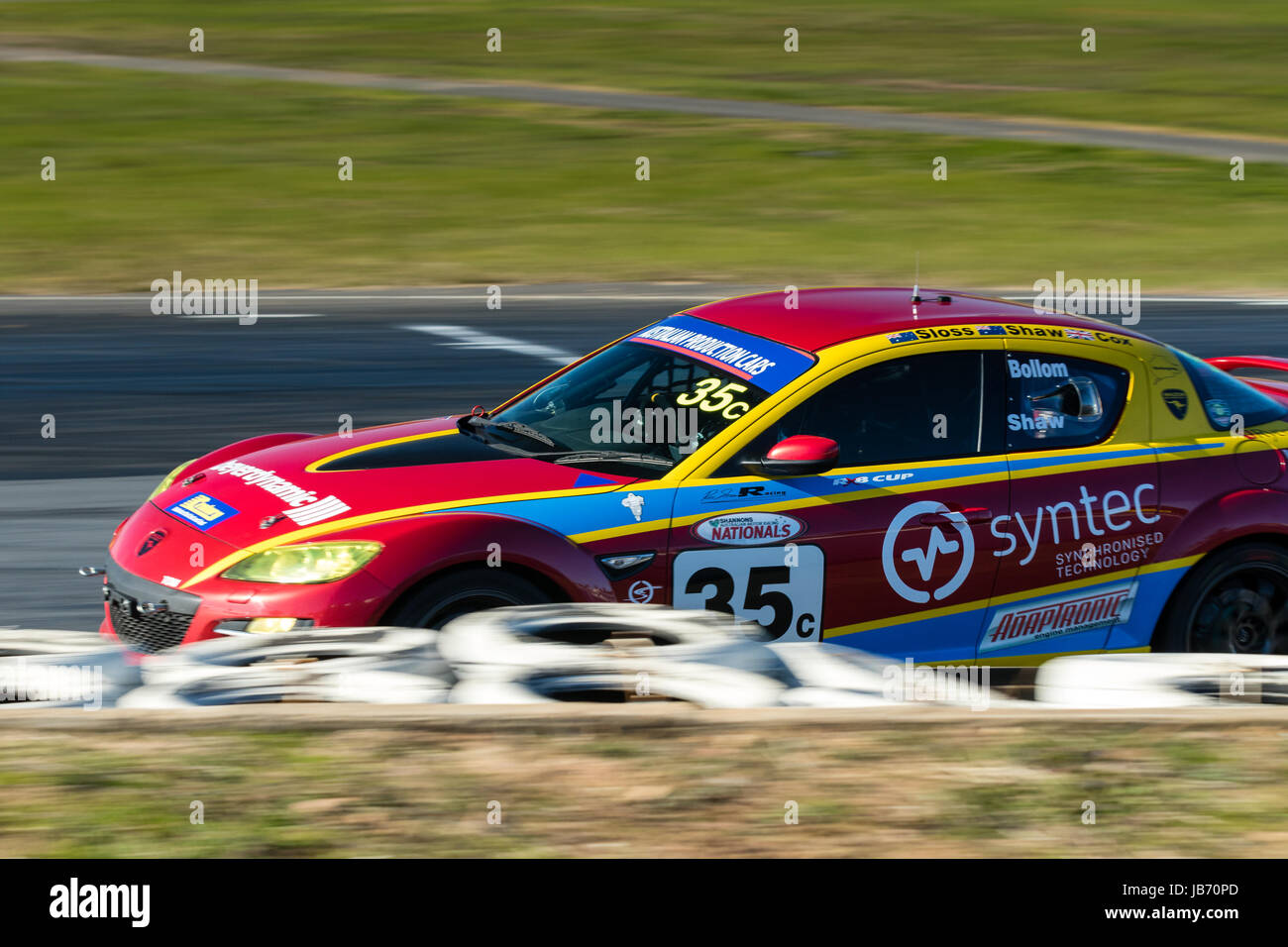 Melbourne, Australia. 10th June, 2017. Ric Shaw NSW 35 driving for Ric Shaw Racing / Syntec International  during the 2017 Shannon's Nationals, Round 3 - Winton, Australia on June 10 2017. Credit: Dave Hewison Sports/Alamy Live News Stock Photo