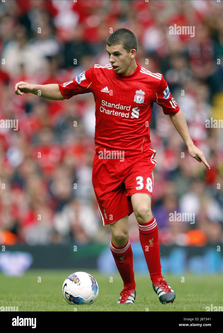 JOHN FLANAGAN LIVERPOOL FC ANFIELD LIVERPOOL ENGLAND 13 August 2011 ...