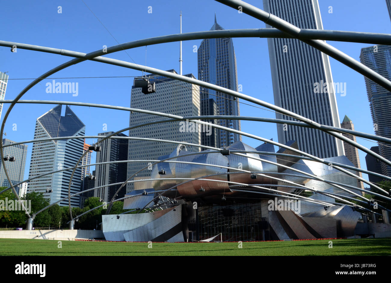 CHICAGO JULY 19 The Jay Pritzker Pavilion, shown here on July 19