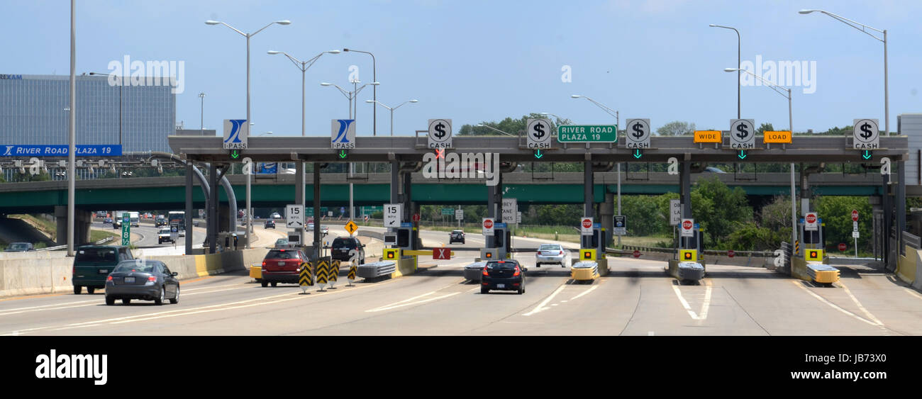 CHICAGO JULY 18 Toll plaza near Chicago, on July 18, 2013. Eighty