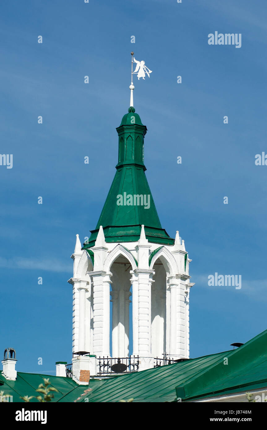 Spaso-Yakovlevsky Monastery situated to the left from the Rostov kremlin on the Rostov's outskirts Stock Photo