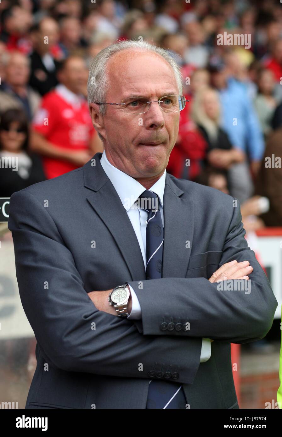 SVEN GORAN ERIKSSON LEICESTER CITY MANAGER CITY GROUND NOTTINGHAM ...