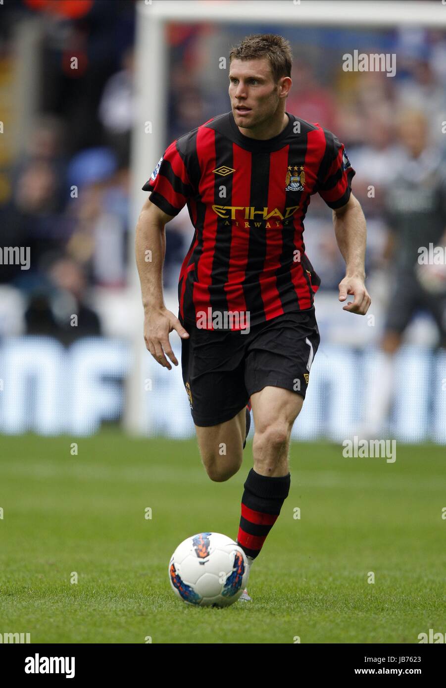 JAMES MILNER MANCHESTER CITY FC MANCHESTER CITY FC REEBOK STADIUM ...