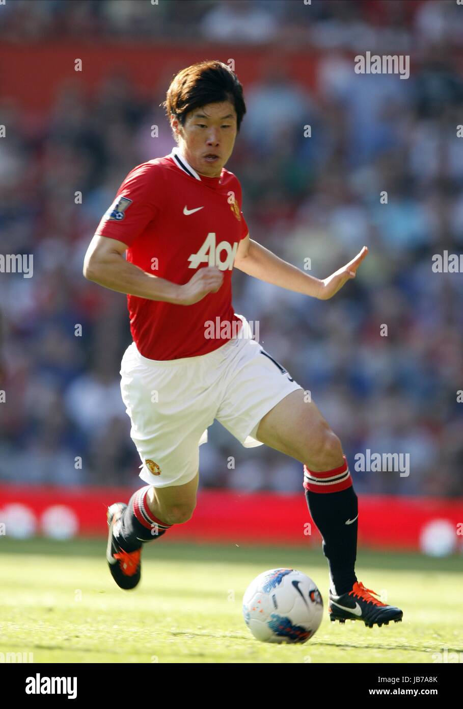 JISUNG PARK MANCHESTER UNITED FC OLD TRAFFORD MANCHESTER ENGLAND 01 October 2011 Stock Photo