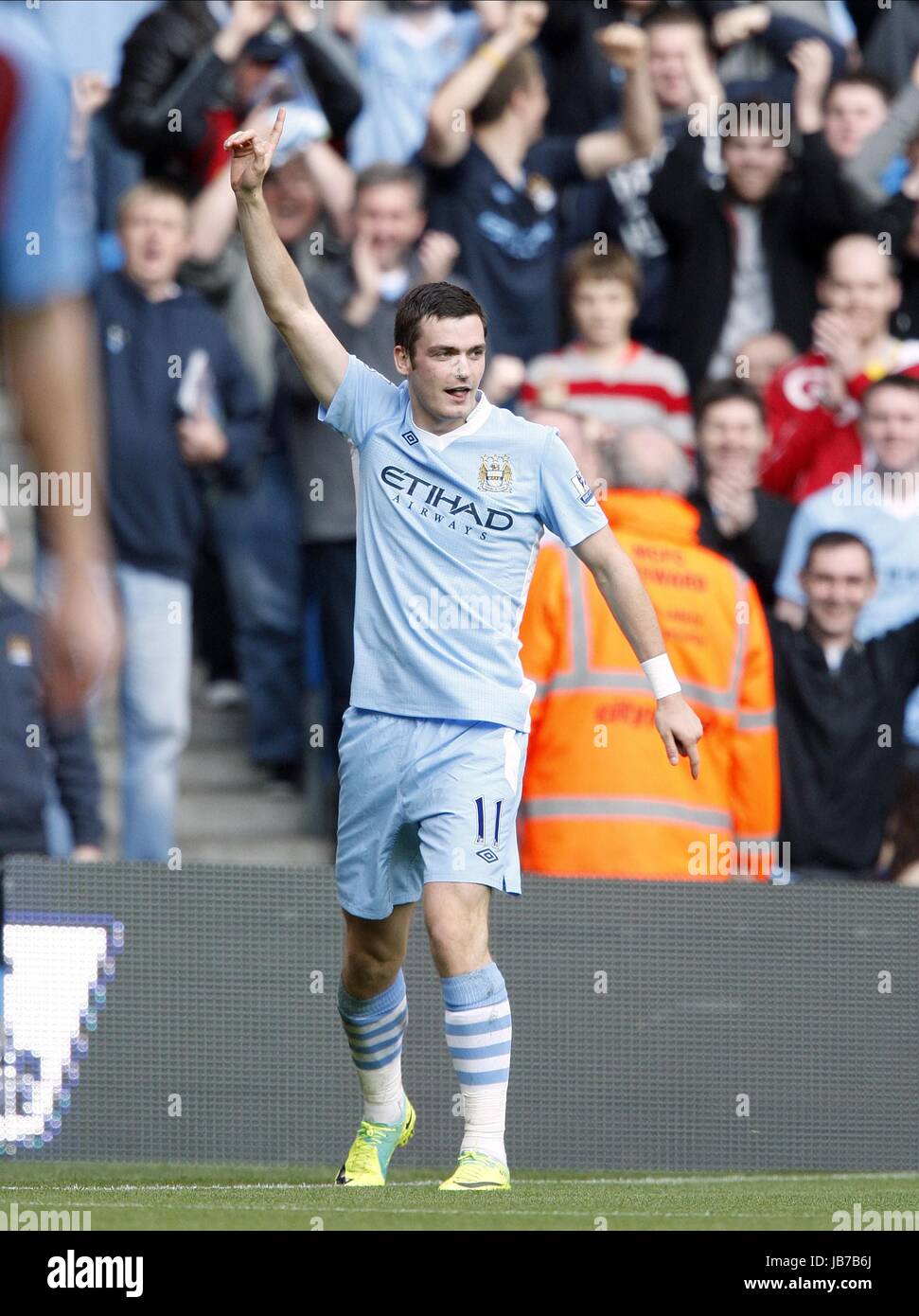 ADAM JOHNSON MANCHESTER CITY FC MANCHESTER CITY FC ETHIAD STADIUM ...