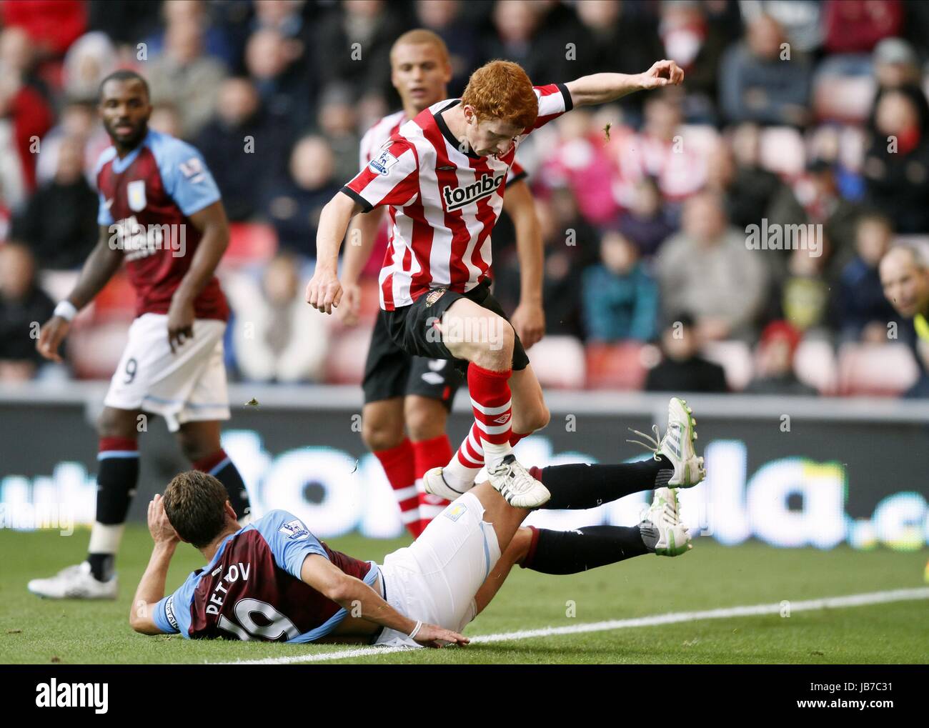JACK COLBACK STILIYAN PETROV SUNDERLAND V ASTON SUNDERLAND V ASTON ...