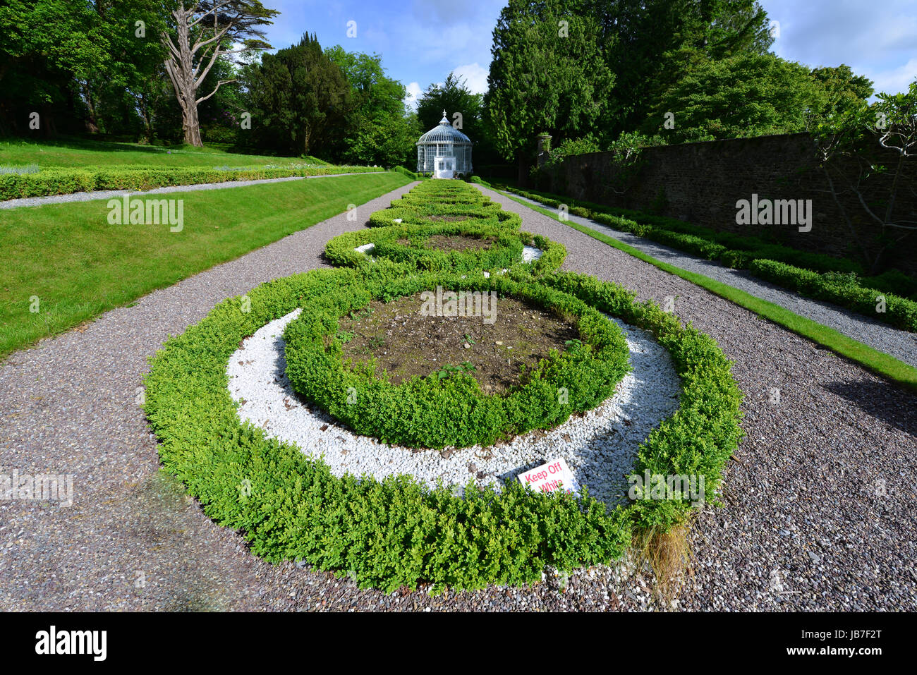 The gardens at Woodstock in Ireland Stock Photo Alamy