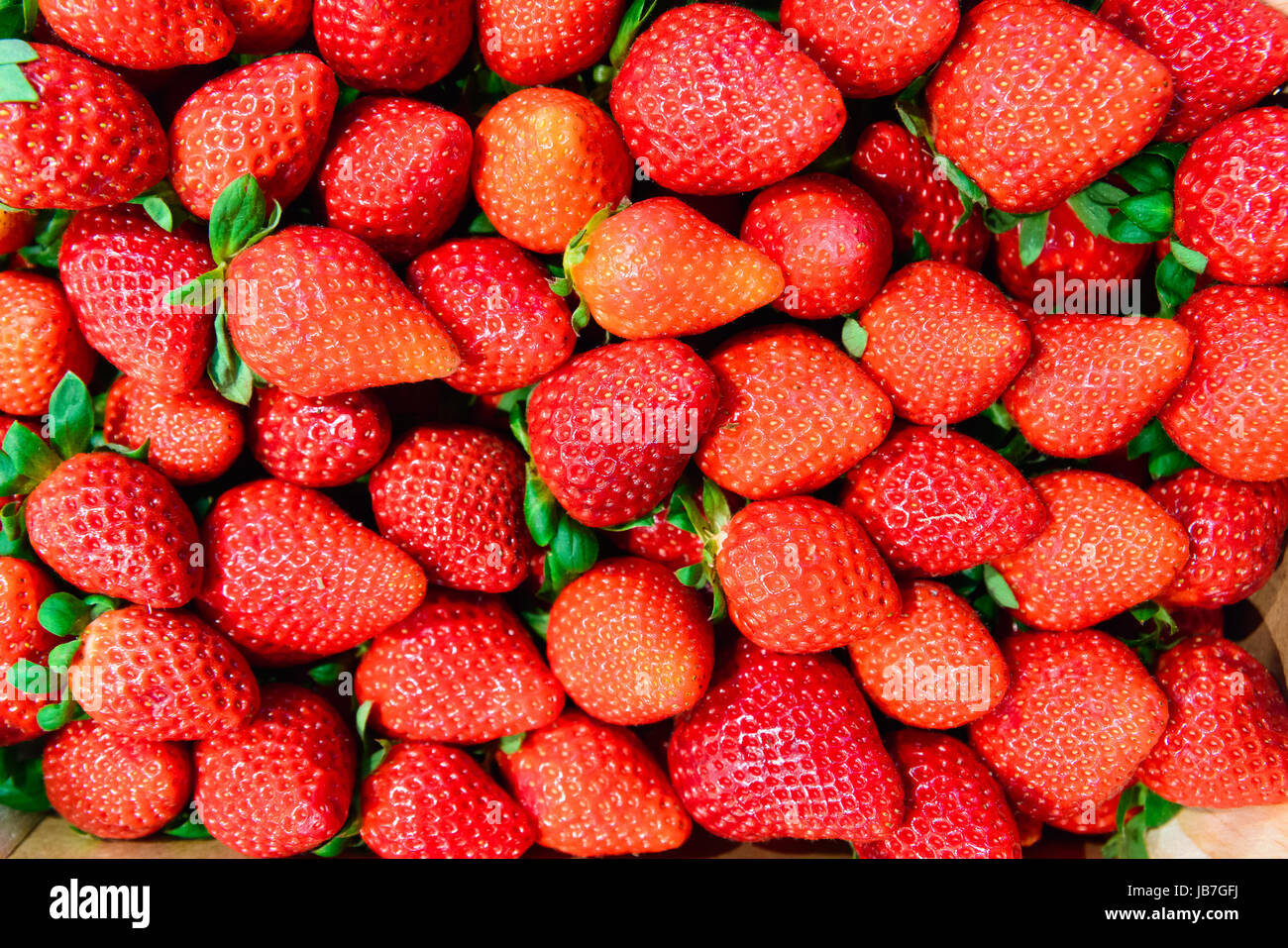 Strawberries in market. background of strawberries Stock Photo Alamy