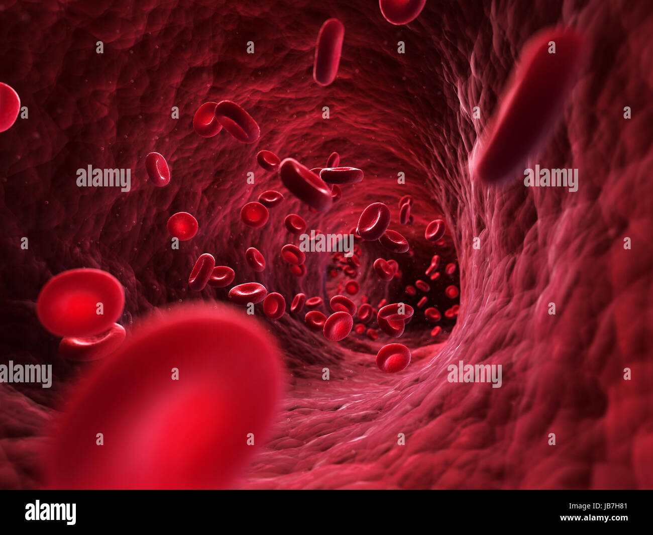 3d render blood cells bacteria hi-res stock photography and images - Alamy
