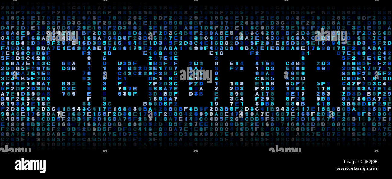 Big Data text over hex code illustration Stock Photo - Alamy