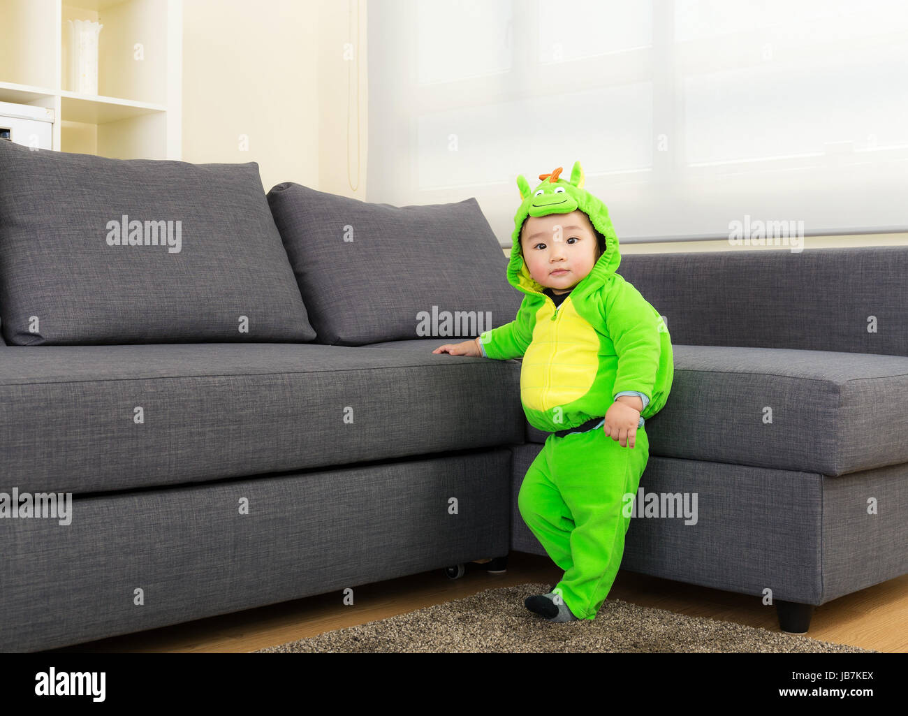 Baby boy with halloween party costume Stock Photo - Alamy