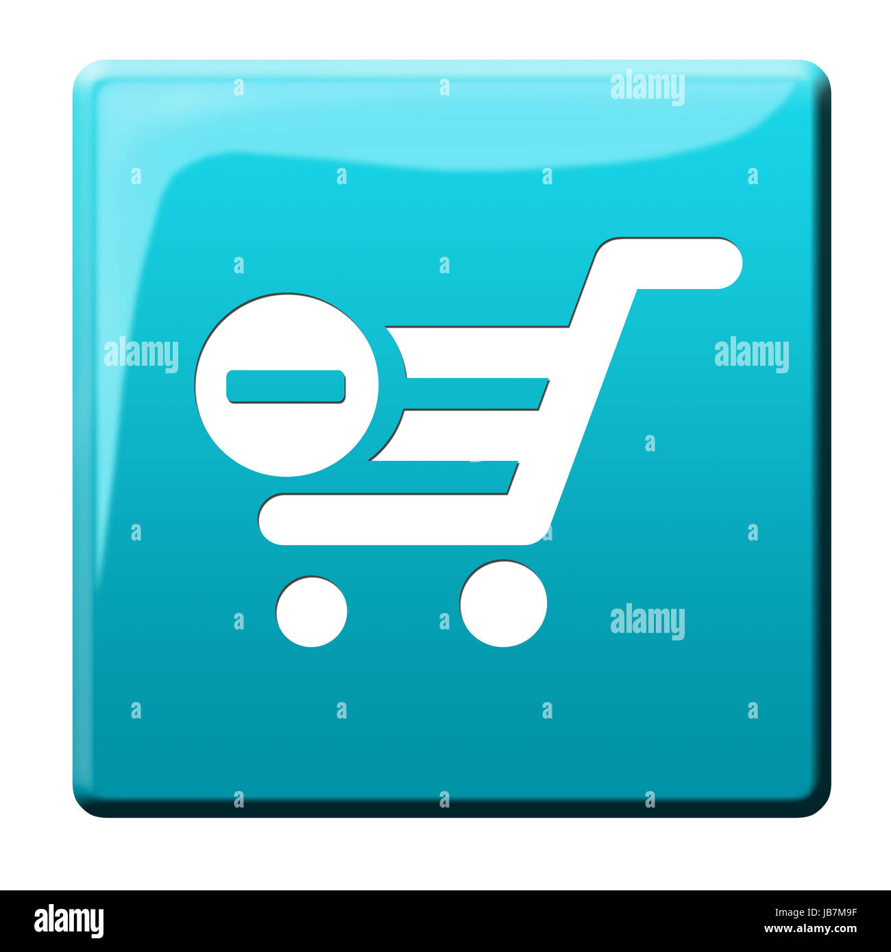 shopping cart button Stock Photo Alamy
