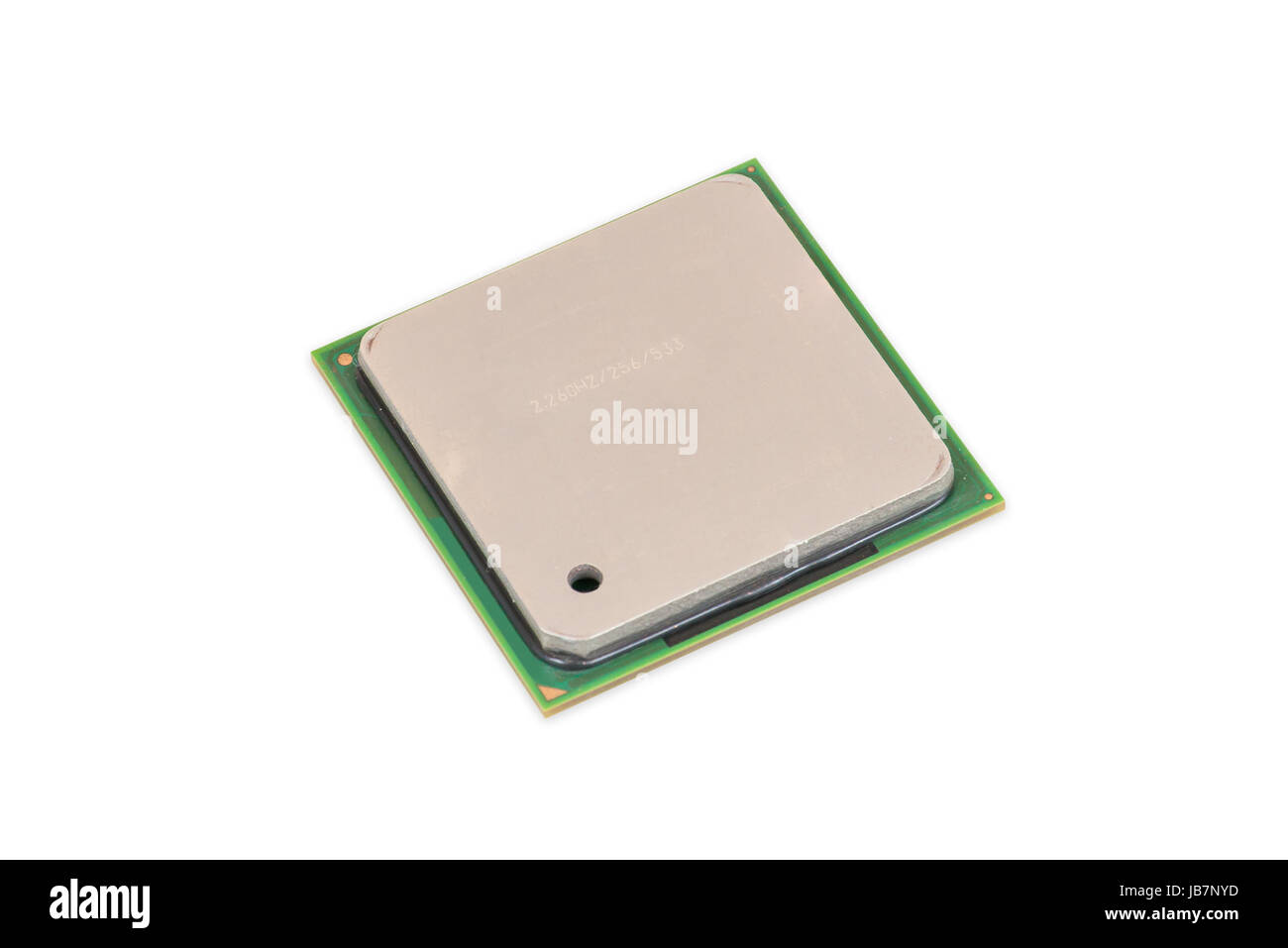 CPU - Central Processing Unit isolated on white background with ...