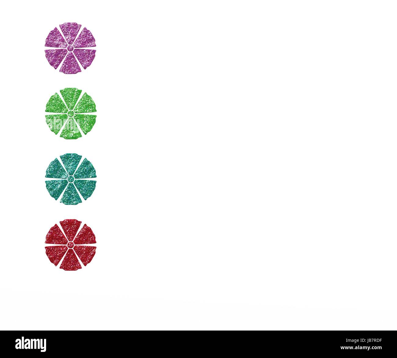 round colored shape in circular abstract illustration Stock Photo - Alamy