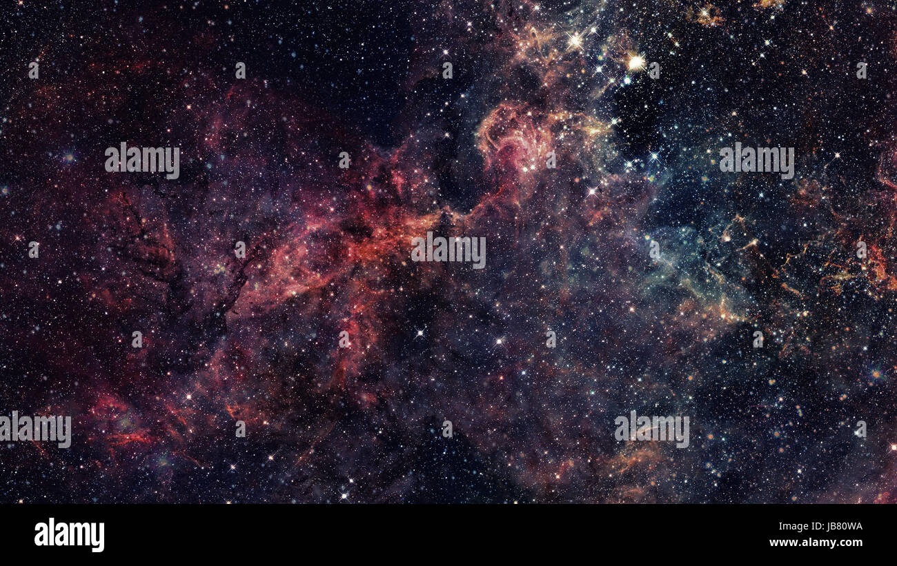 Remnant of the supernova explosion. Elements of this image furnished by NASA. Stock Photo