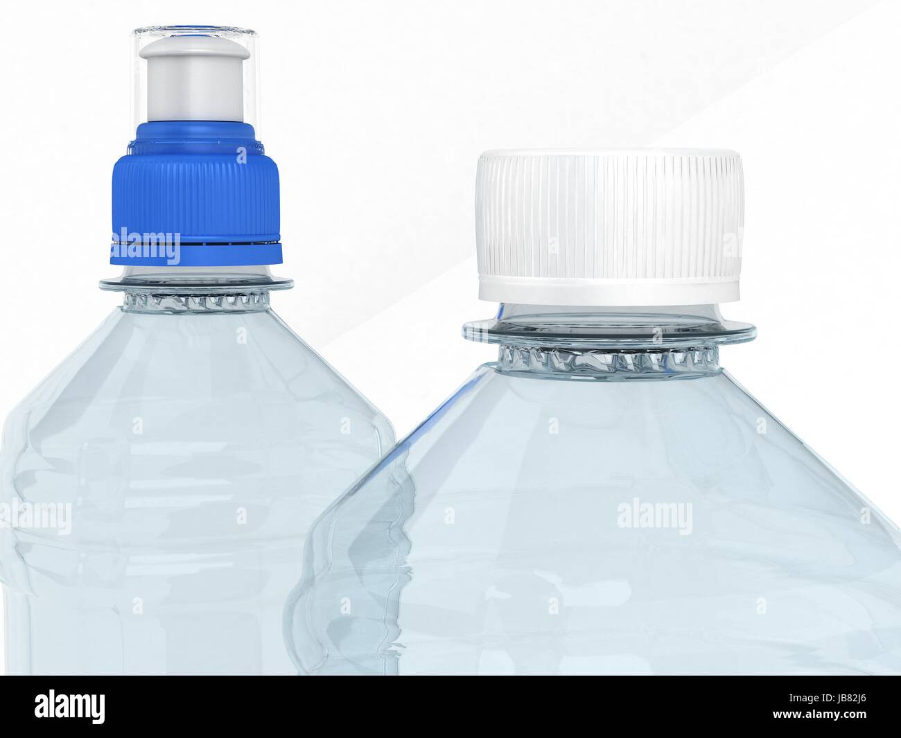Empty bottles isolated on white background Stock Photo - Alamy