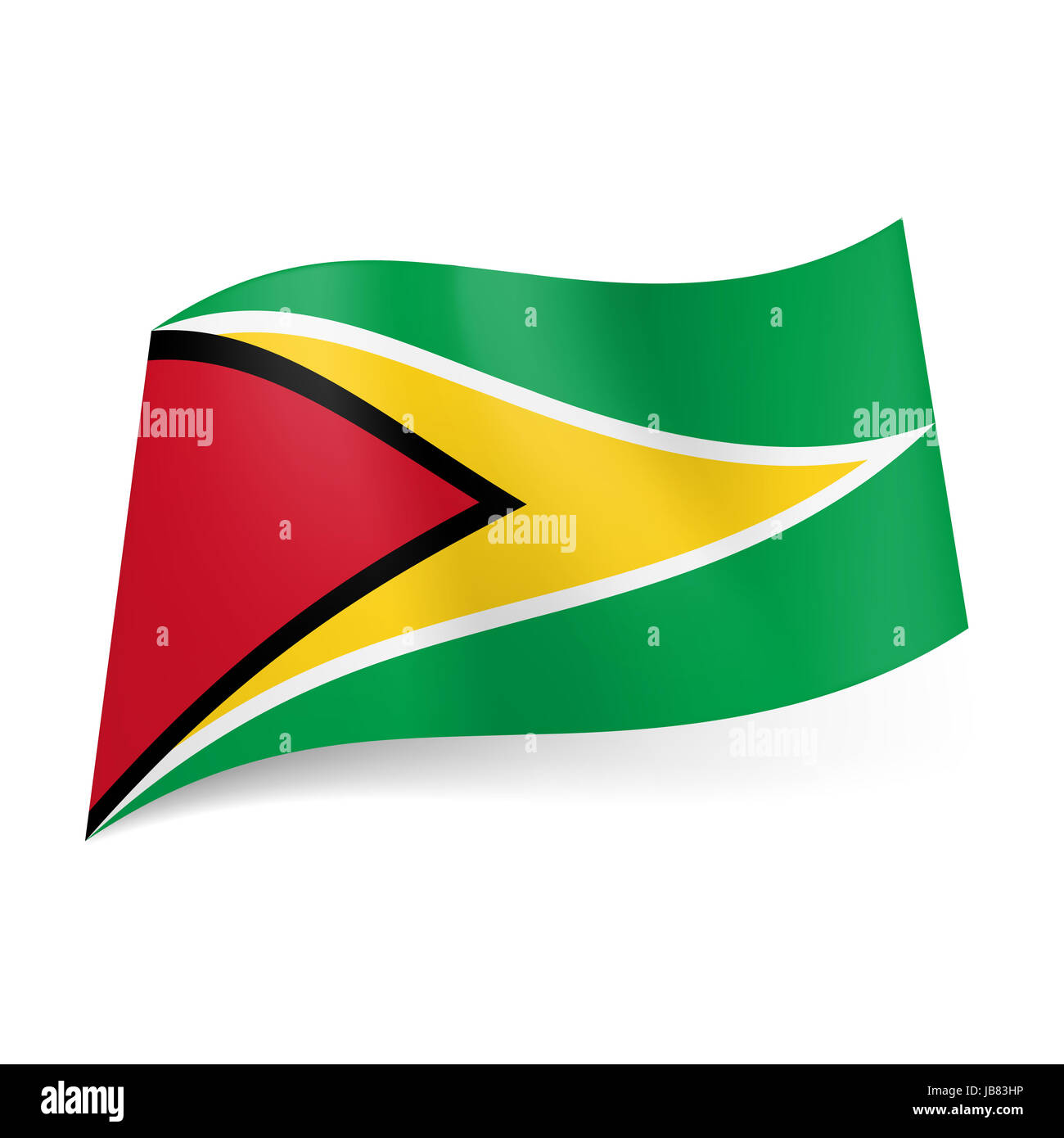 yellow triangle flag