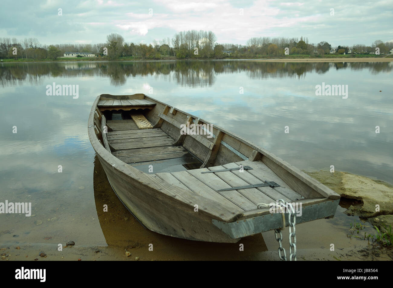Small river trees reflection on hi res stock photography and images Alamy