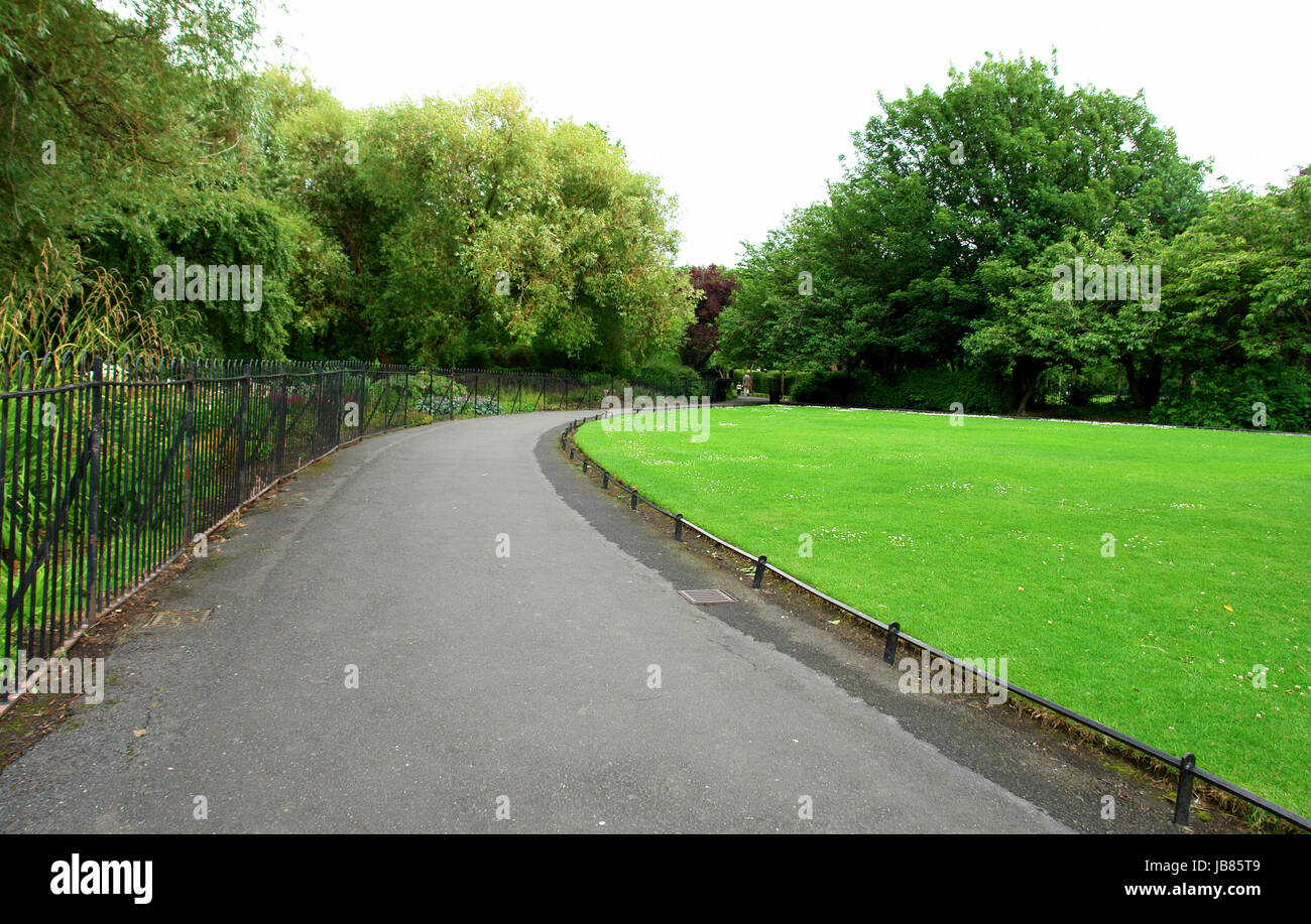 St Stephen's Green park in Dublin Stock Photo Alamy