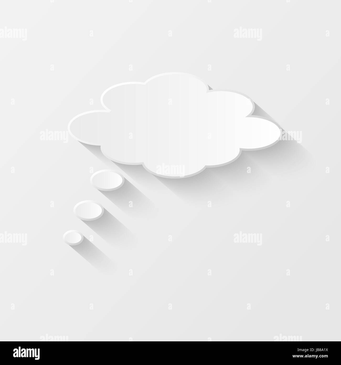 Speech bubble vector illustration isolated on a white background Stock ...
