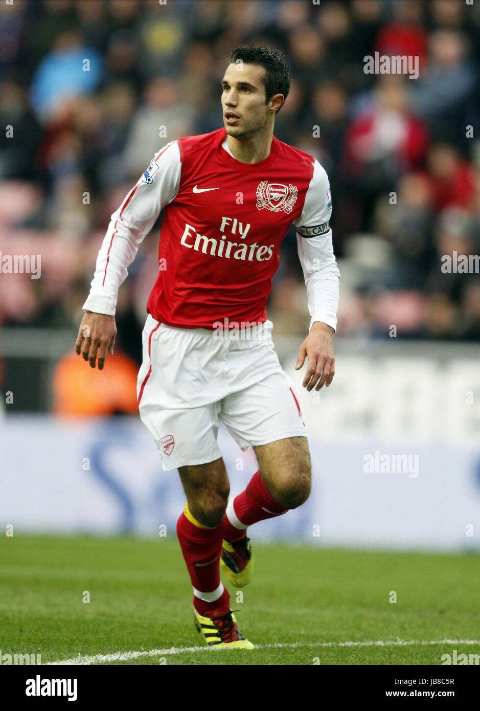 ROBIN VAN PERSIE ARSENAL FC ARSENAL FC JJB STADIUM WIGAN ENGLAND 03