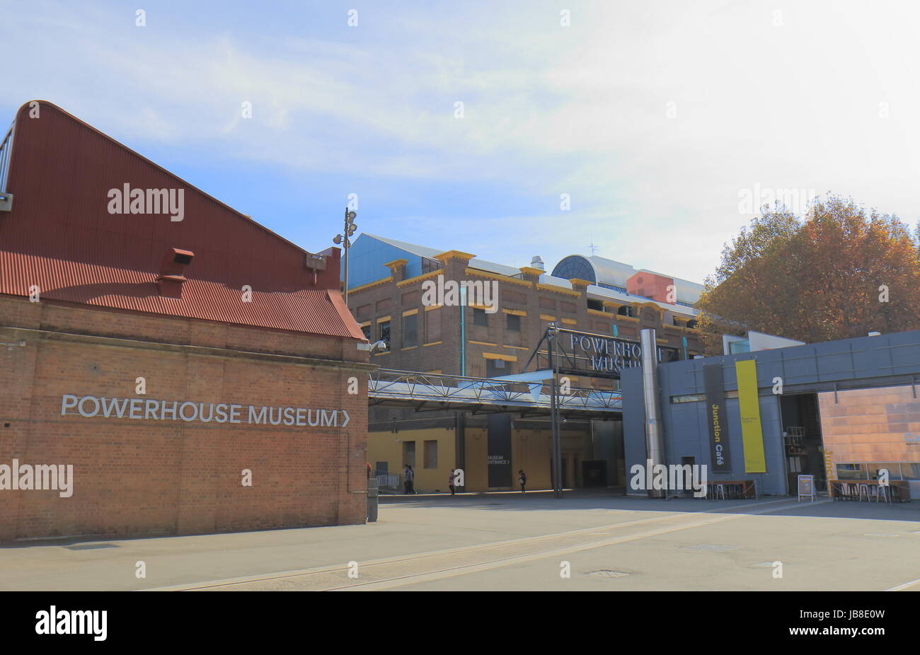 Powerhouse museum in Sydney Australia. Powerhouse museum is the major branch of the Museum of Applied Arts & Sciences in Sydney. Stock Photo