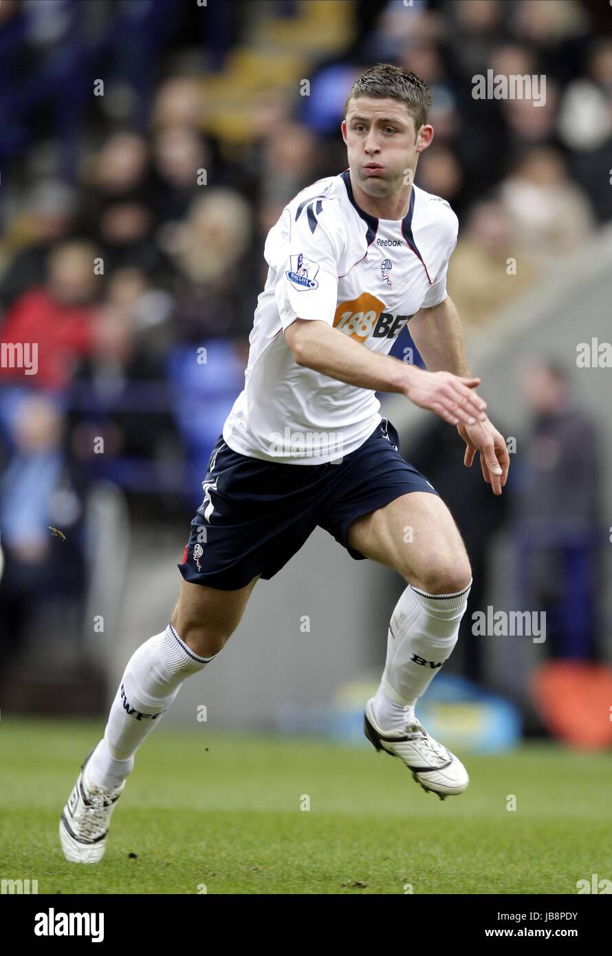 Gary Cahill Bolton Wanderers Fc Bolton Wanderers Fc Reebok Stadium Stock Photo Alamy