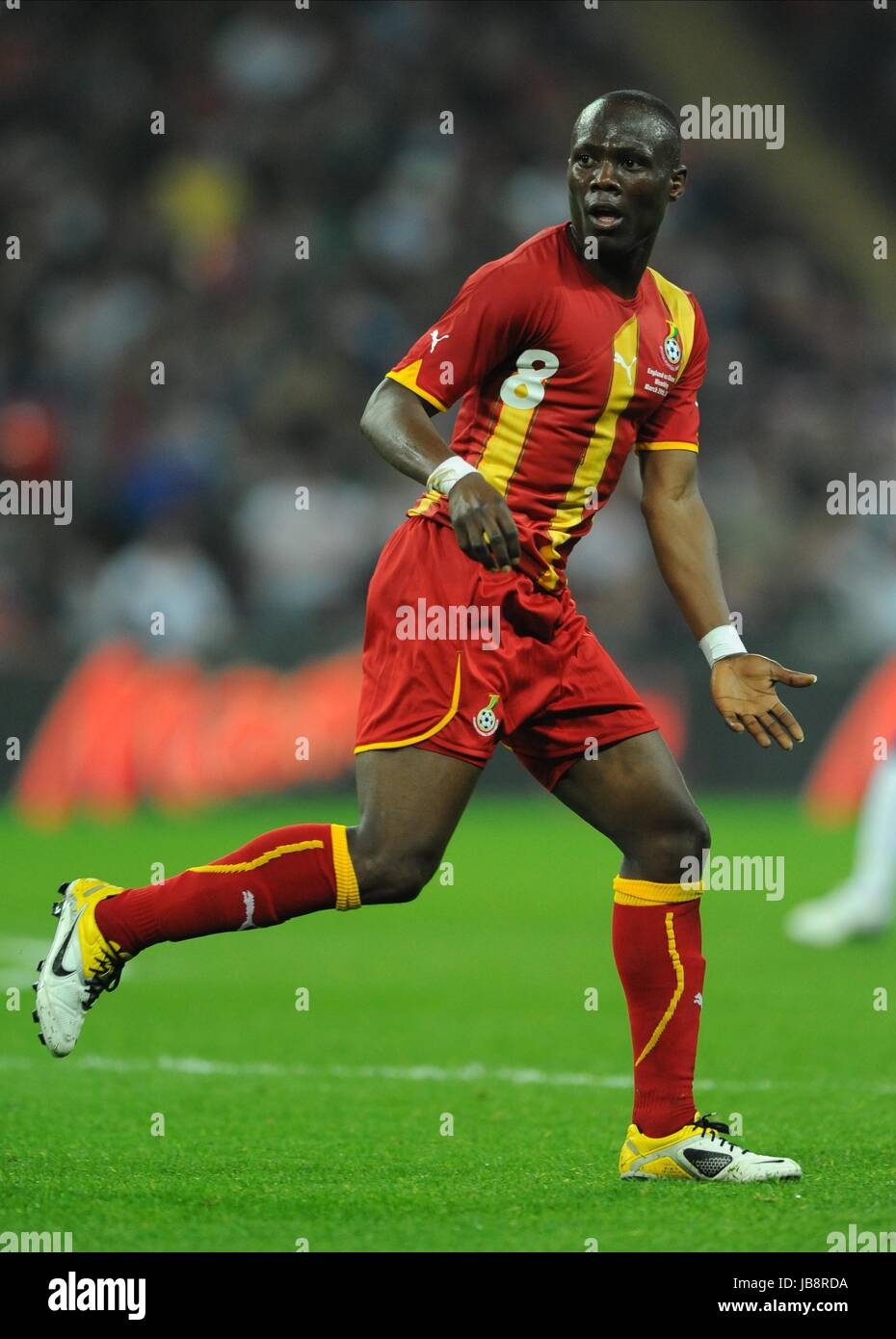 EMMANUEL AGYEMANG-BADU GHANA WEMBLEY STADIUM LONDON ENGLAND 29 March 2011 Stock Photo