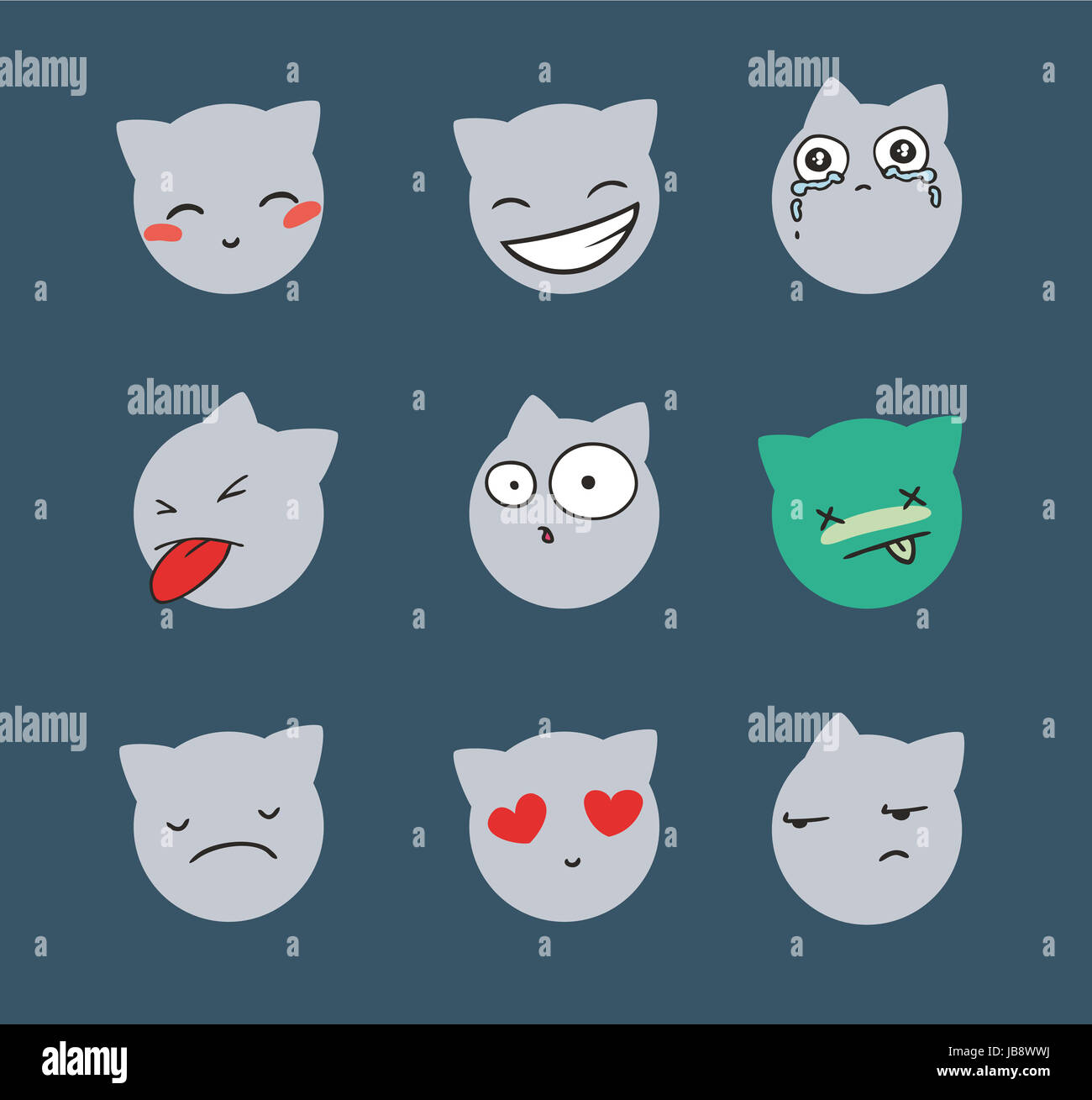 set of smiles Stock Photo - Alamy