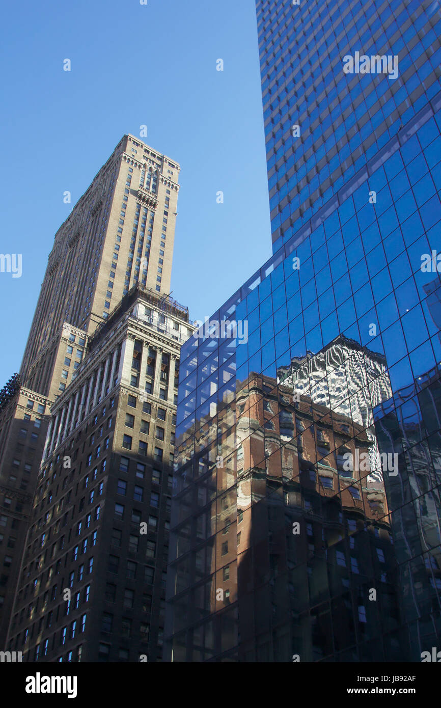 specular facade houses Stock Photo Alamy