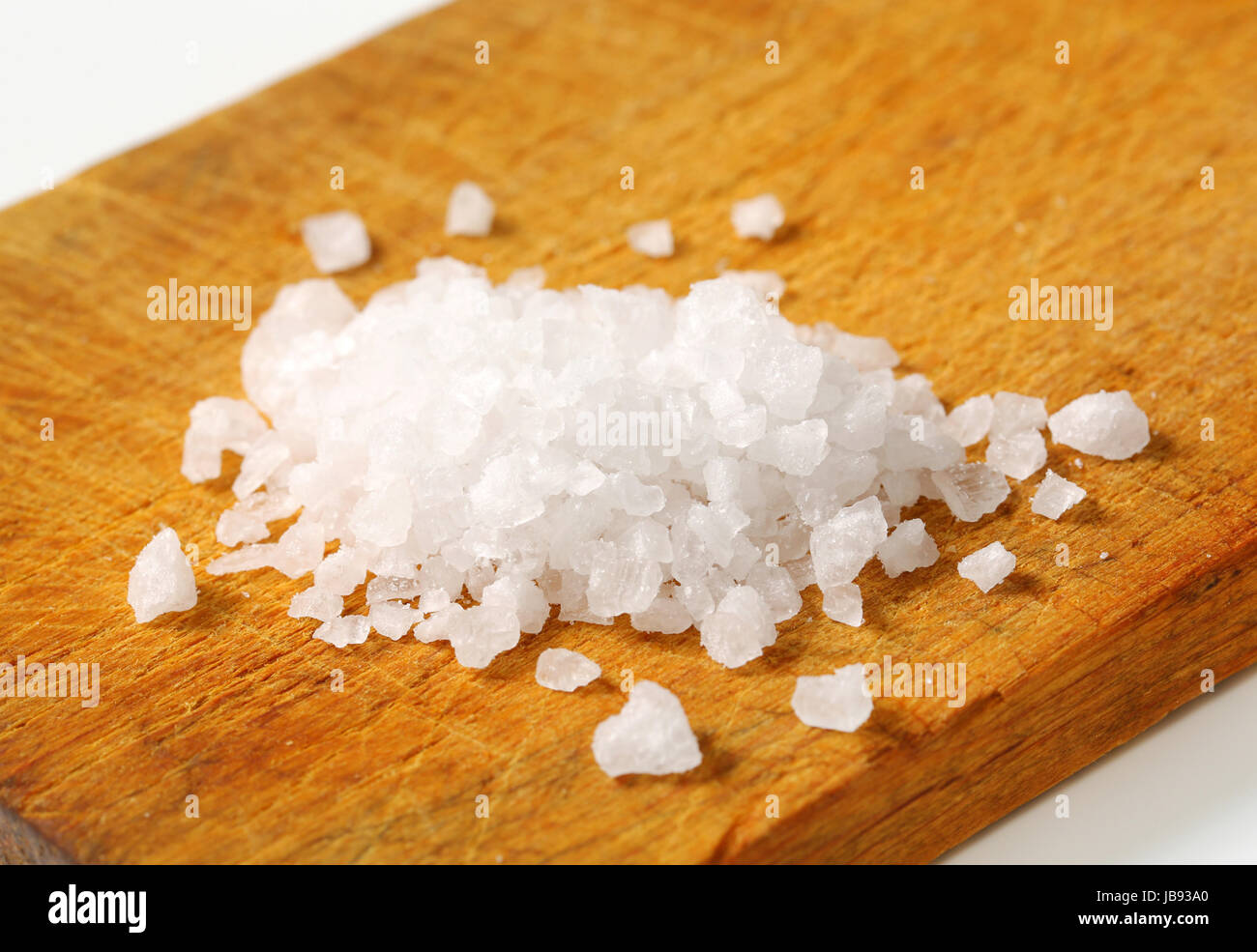 Salt made from evaporated sea water Stock Photo Alamy