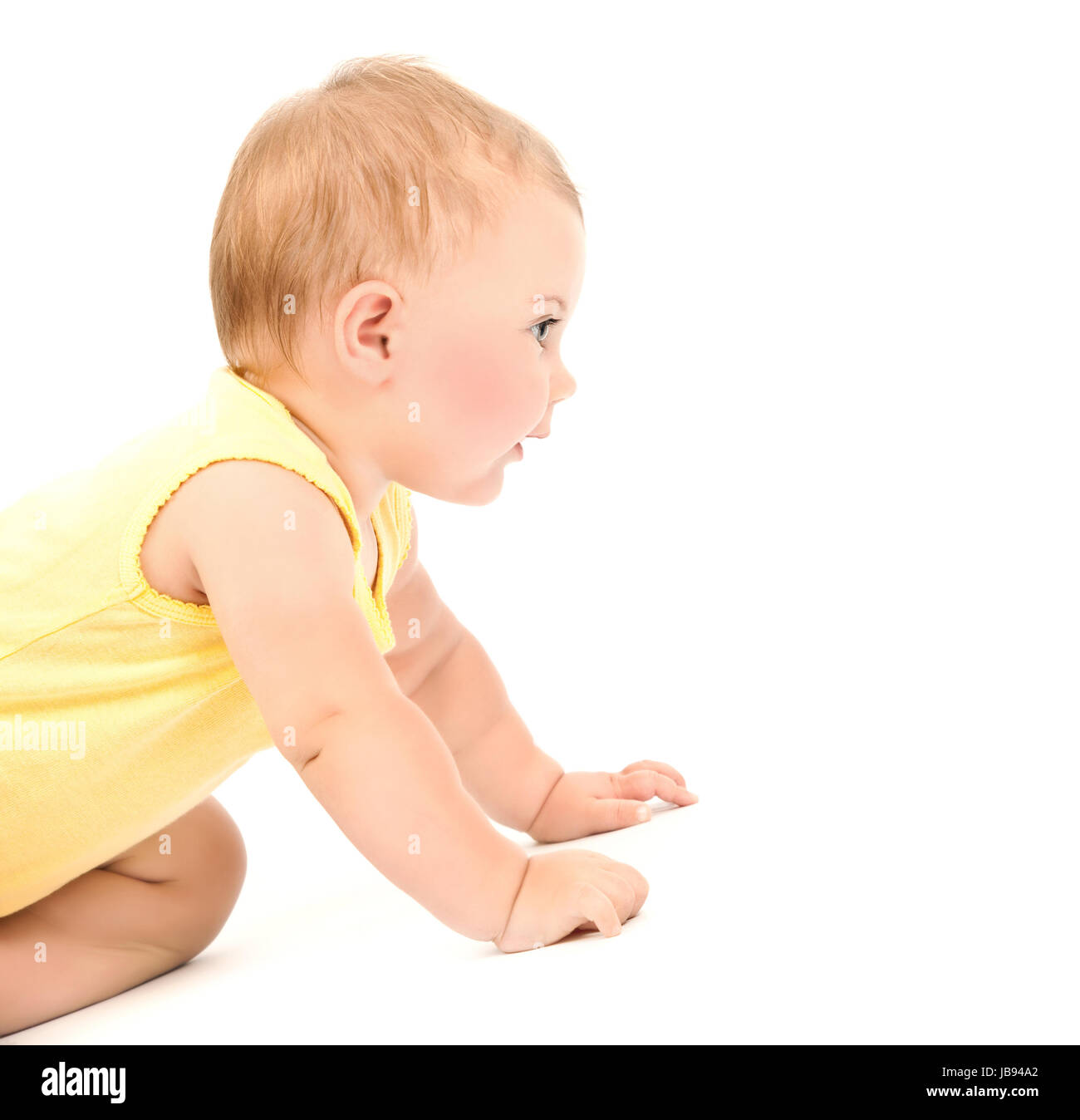 cute baby pic in yellow dress