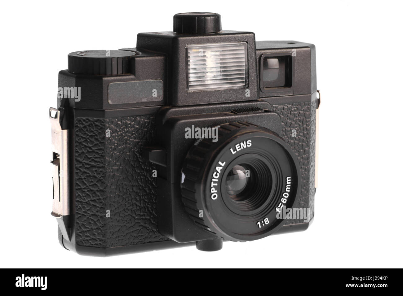 An old film plastic camera isolated on white Stock Photo Alamy