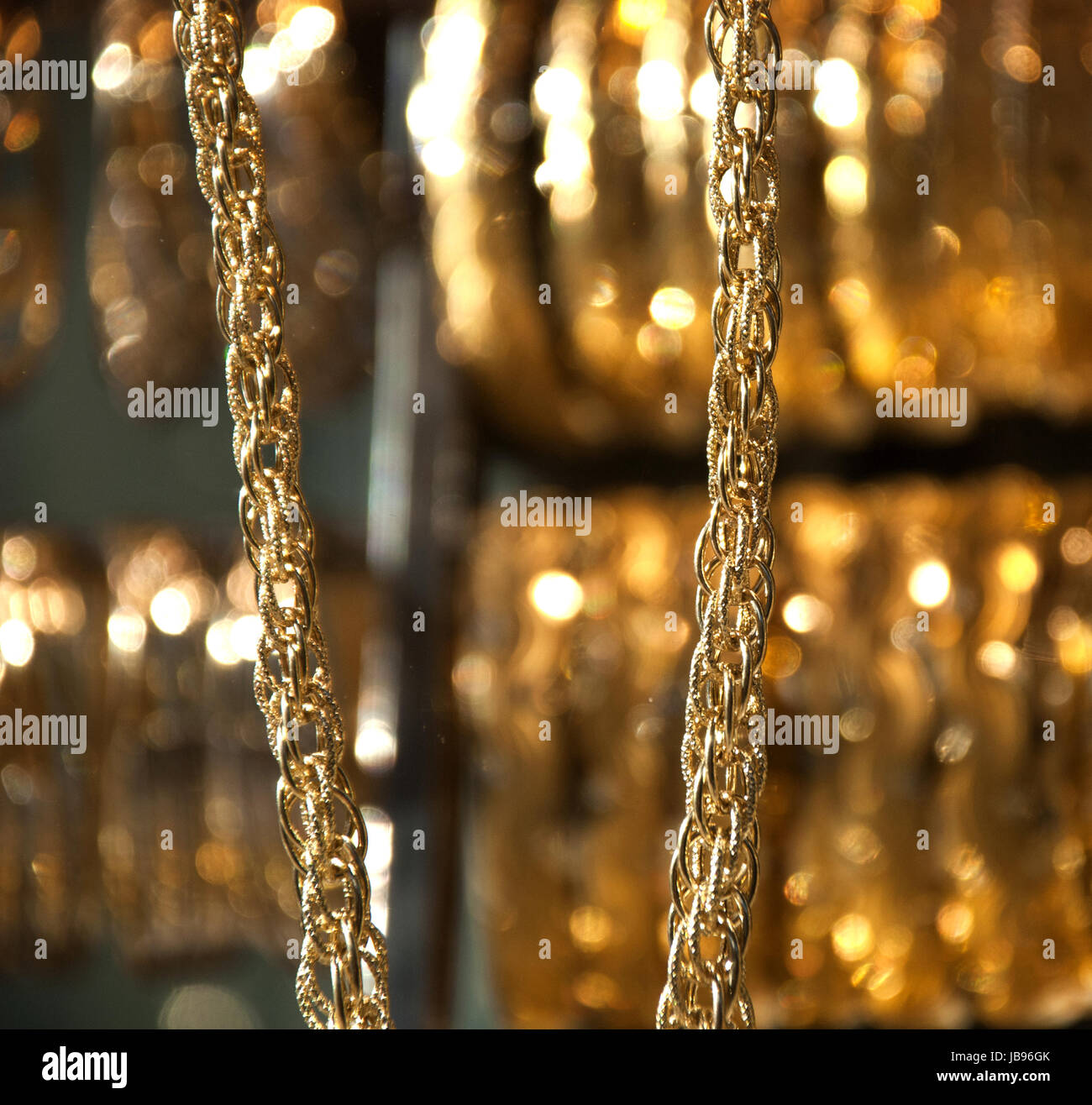 image of a Window display of jewelry shop, macedonian old turkish