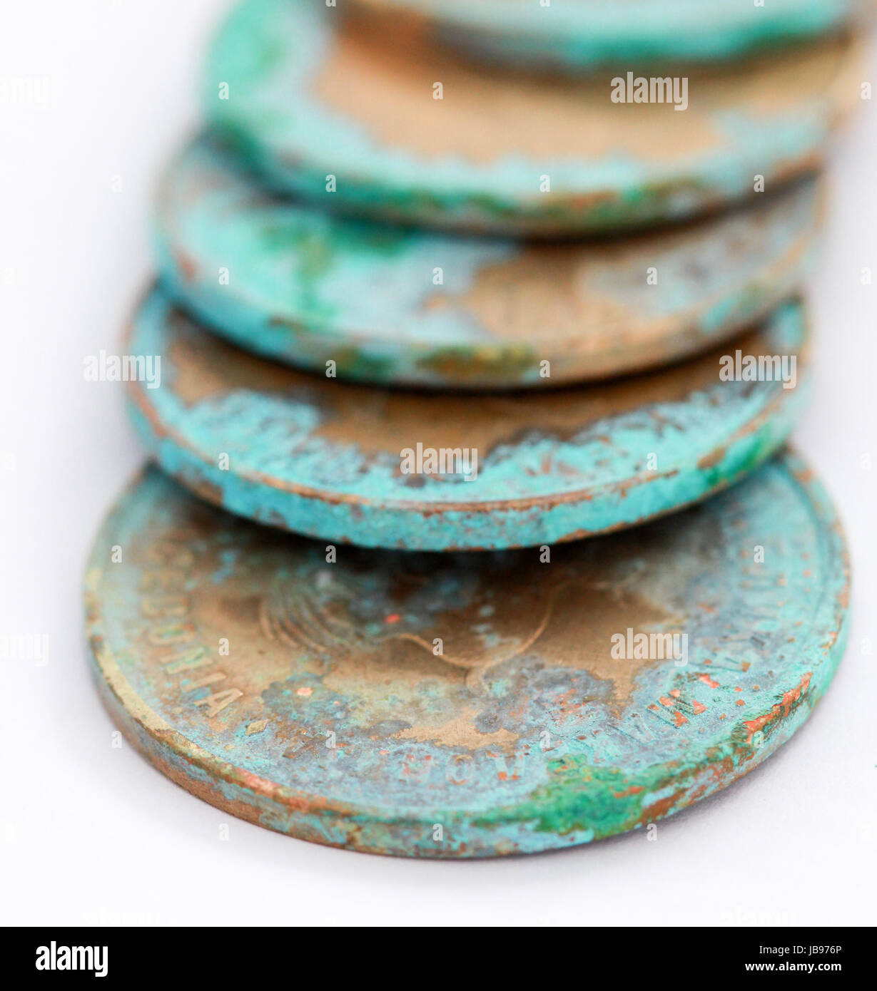 coin from macedonia, denar currency oxidation,image of a Stock Photo ...