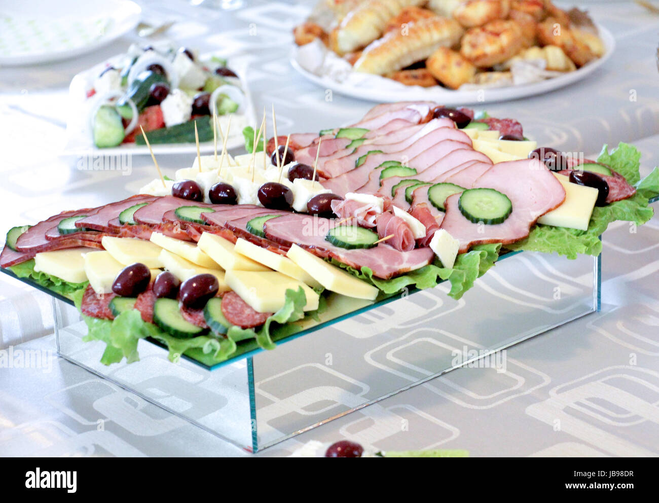 party food ,appetizer, catering concept image of a Stock Photo Alamy