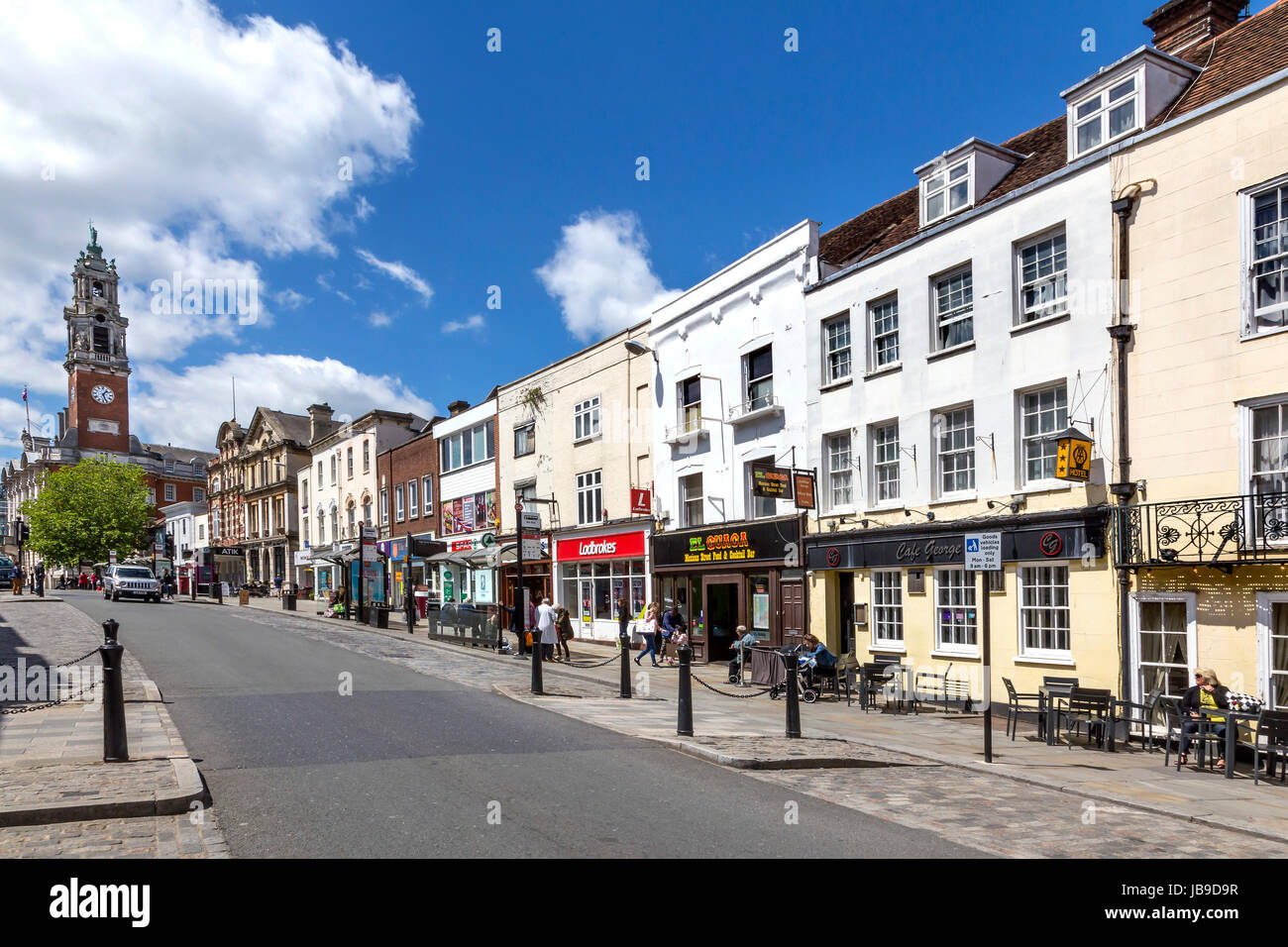 COLCHESTER TOWN CENTER. BRITAINS OLDEST RECORDED TOWN Stock Photo Alamy