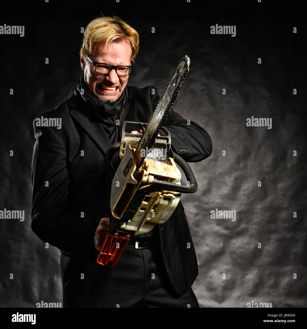 Chainsaw funny hi-res stock photography and images - Alamy