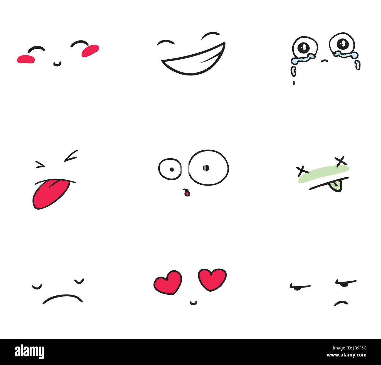 set of smiles Stock Photo - Alamy