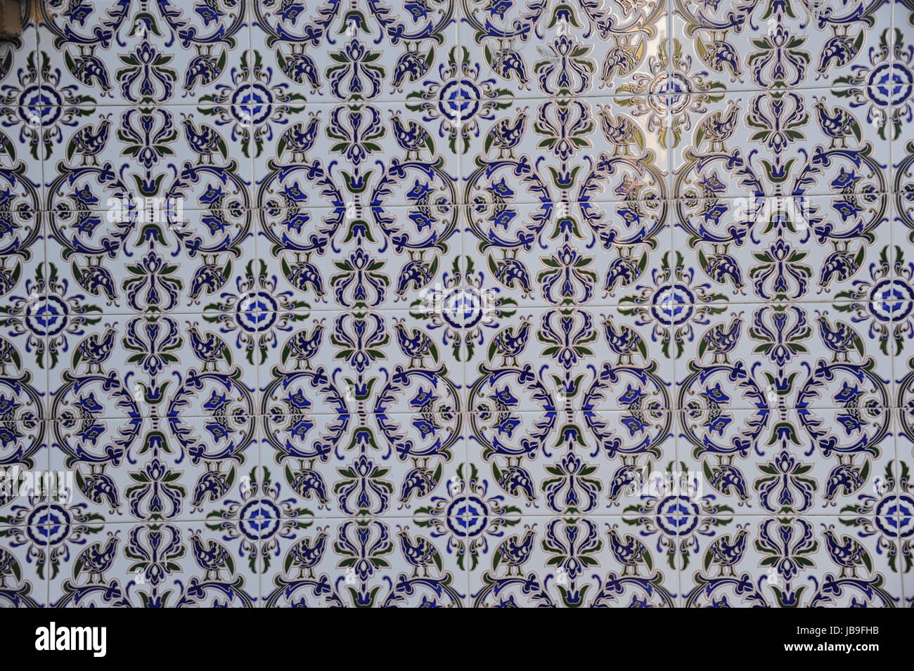 tiles in torremolinos - spain Stock Photo