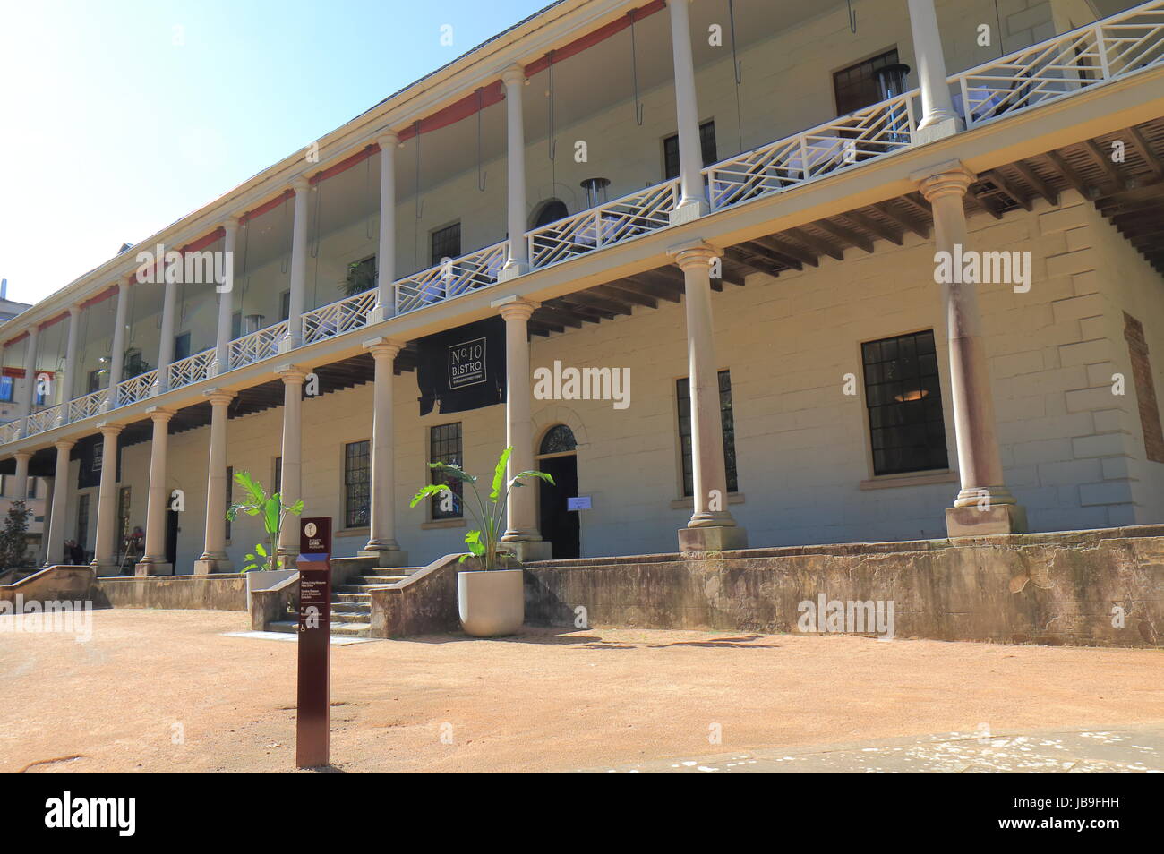 Historical architecture of the Mint in Sydney Australia. Stock Photo
