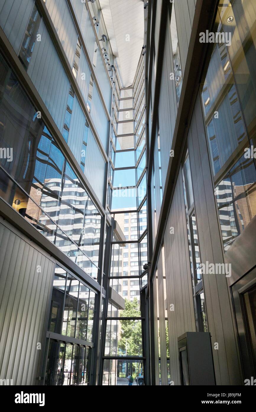 The interior of the Central Library building in downtown Minneapolis, Minnesota, USA Stock Photo